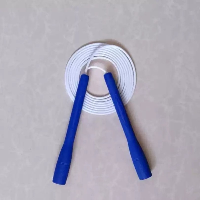 程式跳绳ldquo白胶rdquo竞技绳儿童成人比赛学生中考速度花样