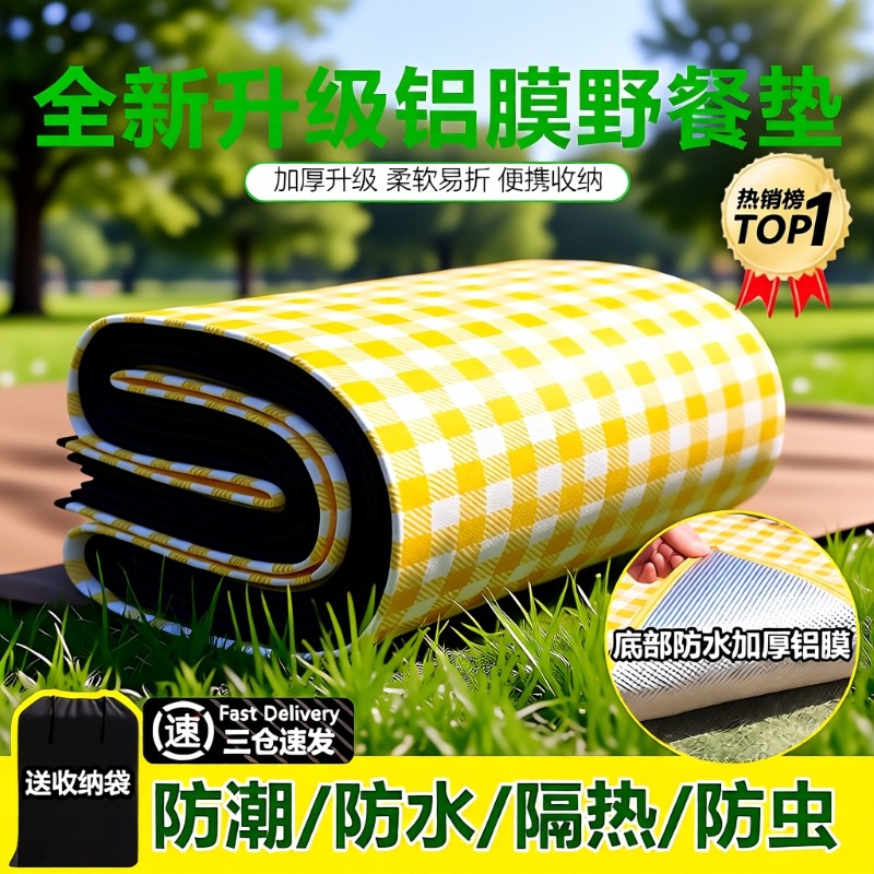 野餐垫防潮垫加厚专用户外地垫露营便携帐篷坐垫防水折叠地上睡觉