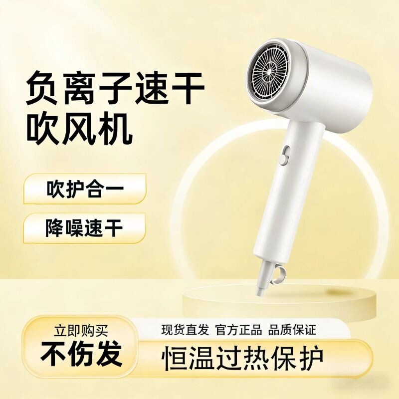电吹风机家用发廊大功率蓝光负离子护发静音吹风筒速干高速不伤发
