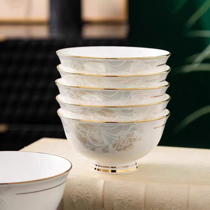 陶瓷花卉通用高温瓷碗厂家直销