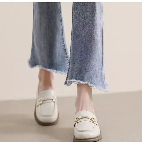 意尔康心选软皮法式小皮鞋女2026秋季新款一脚蹬浅口平底单鞋通勤
