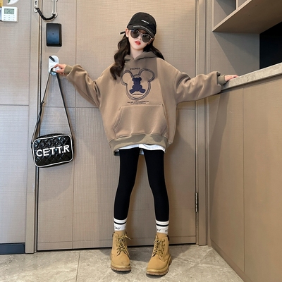 女童连帽卫衣秋冬款|千人加购