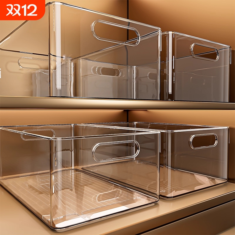 亚克力收纳盒零食简约加厚可叠放