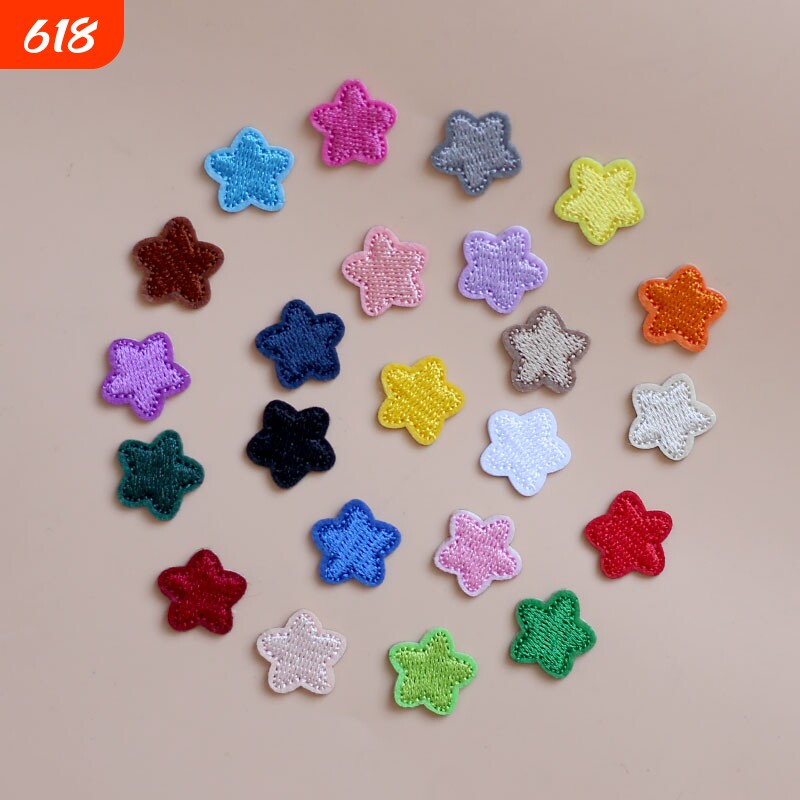 迷你小星星衣服贴补丁贴自粘免缝羽绒服破洞修补贴花裤子修复修补