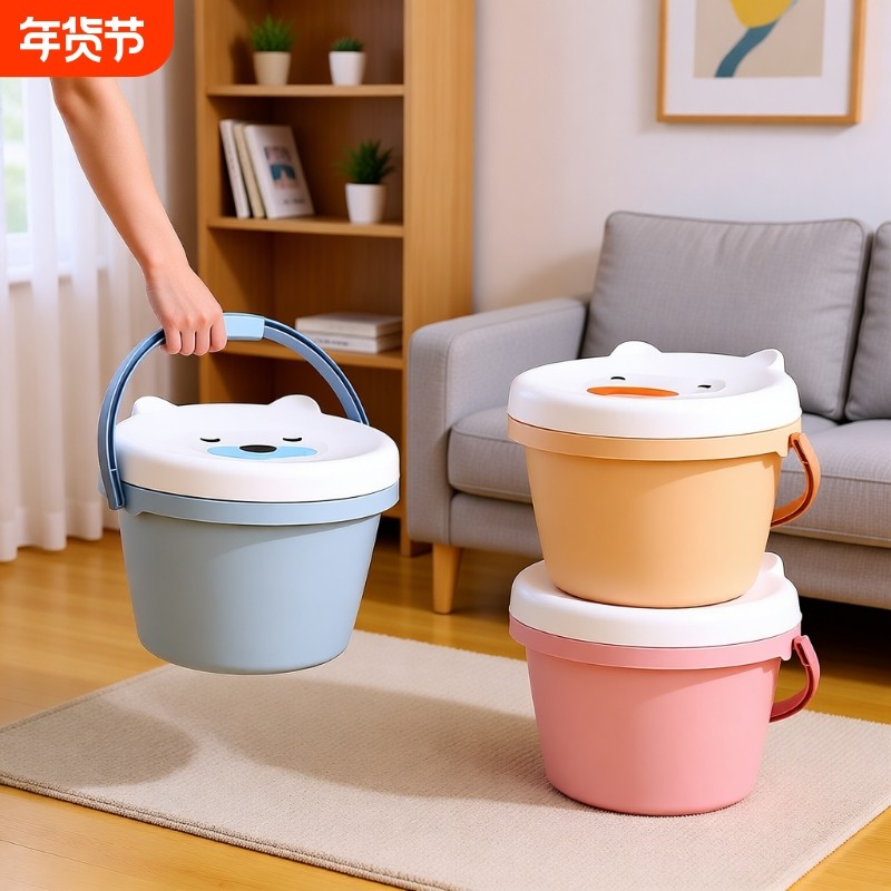 储物收纳凳户外桶加厚塑料收纳儿童家用小板凳换鞋矮凳子可坐移动