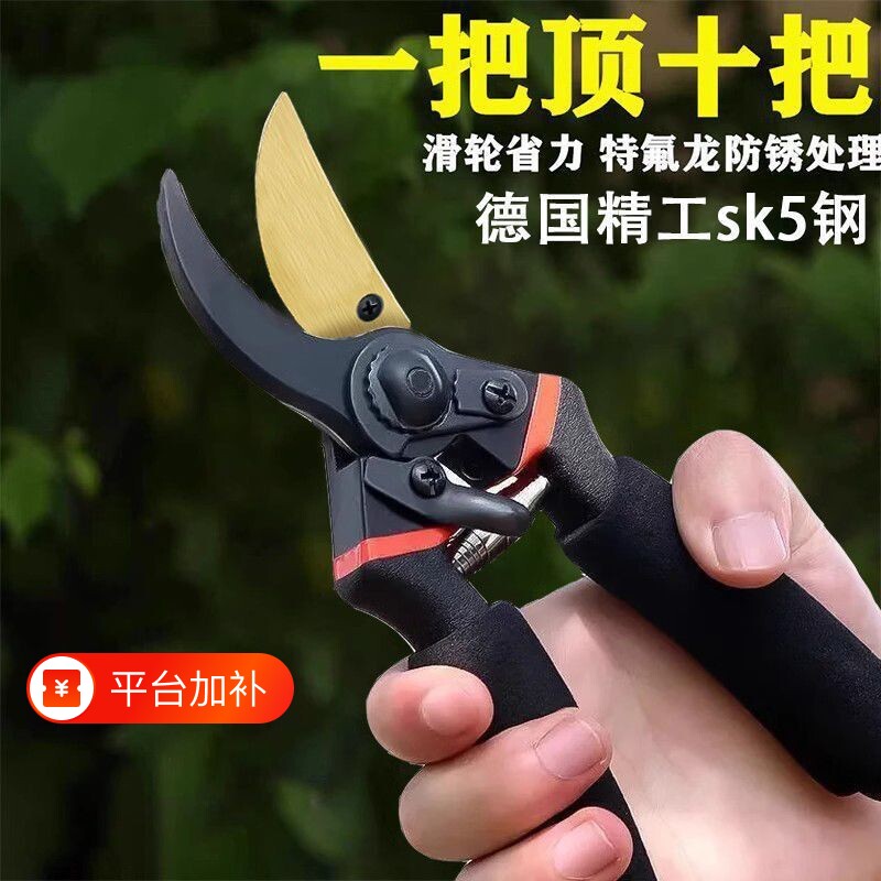 新款修枝剪园艺剪刀剪树枝专用剪刀园林修新款剪果树修枝花艺修花