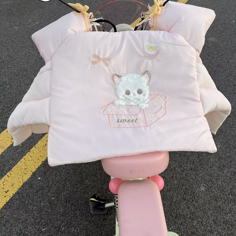 电动车挡风被冬季款加绒加厚防水电瓶摩托车冬天可折叠2025新款式