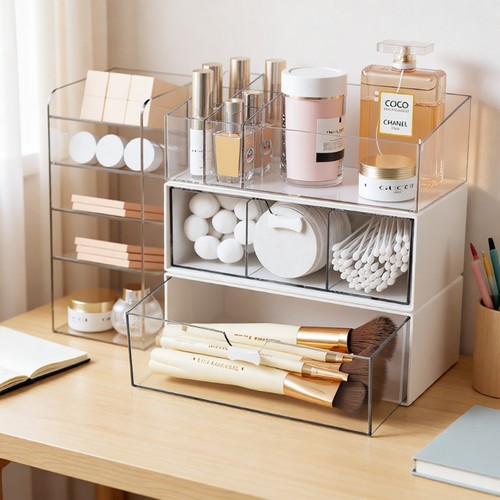 镜柜收纳盒化妆品收纳加大空间