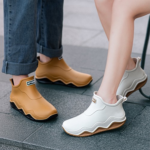 男女同款情侣低筒防滑耐磨雨靴