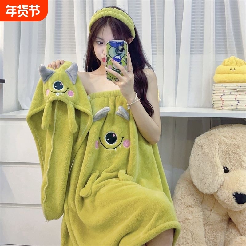 抹胸浴巾女可裹巾家用吸水速干不掉毛大号加厚可爱可穿浴裙冬季,居家布艺,浴巾,淘宝优惠券,粉丝福利购,淘宝优惠卷
