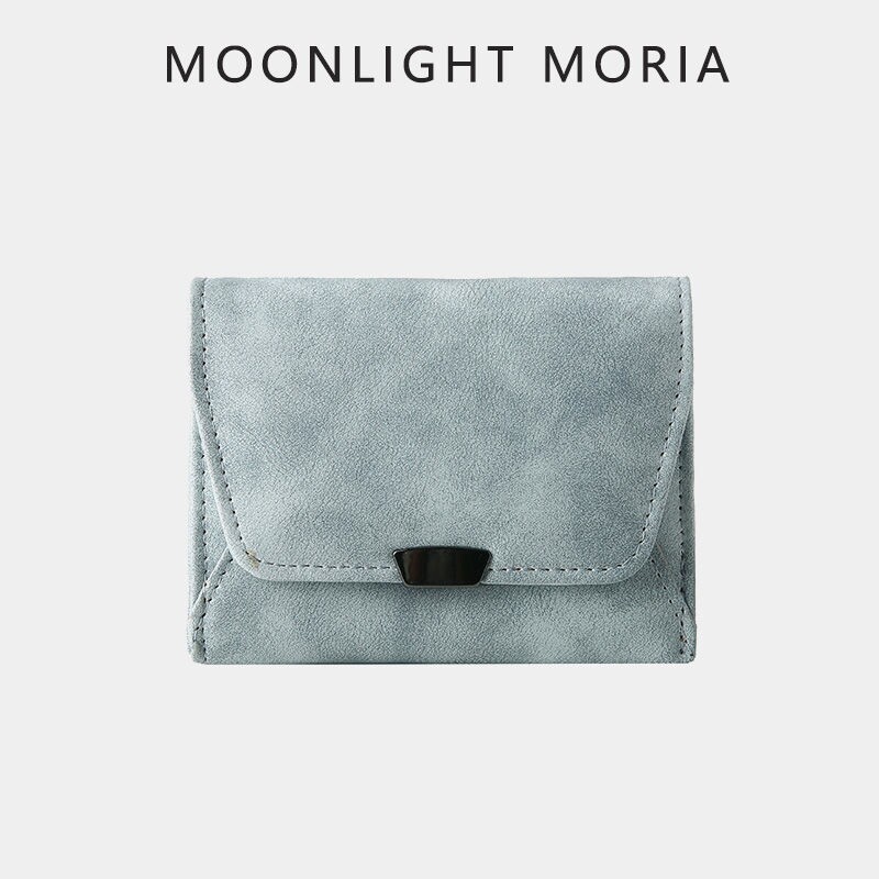 简约钱包女夏短款2025新款防盗防磁手拿包女小众设计可爱零钱包女