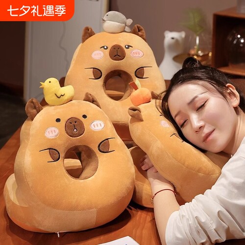 抱枕午睡枕两用小学生趴睡枕女生
