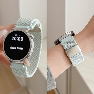 夏天 适用华为gt5手表带新款 编织5pro磁吸系列专用watch4智能运动watchgt4手表链女士3 1女表高级感41mm女款