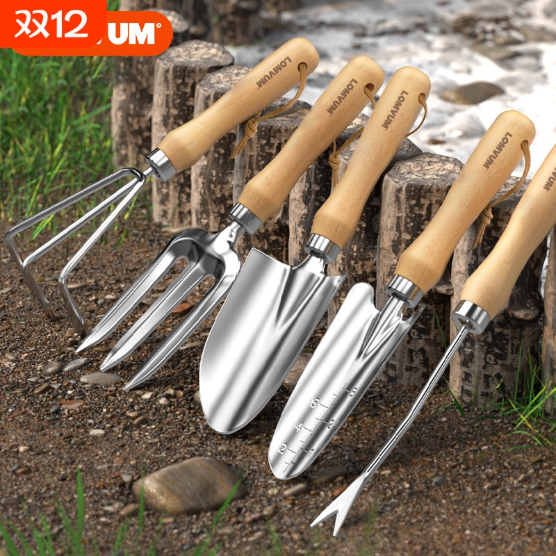 园艺小铲子家用松土除草耙子锄头