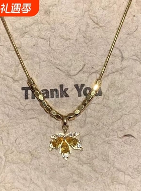 浪漫癔症6种彩色锆石项链N+种戴