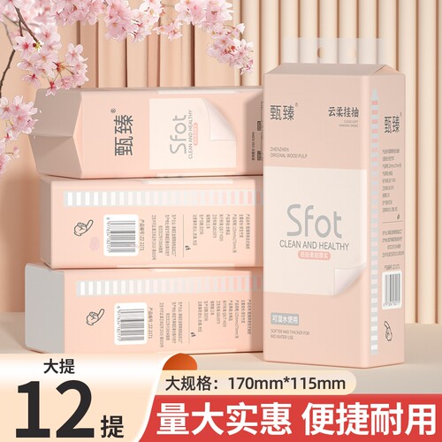 【工厂直发】12大提悬挂式抽纸