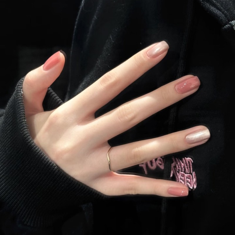 高级感冰透裸色指甲油女2025新款免烤速干安全无毒无味持久不可剥