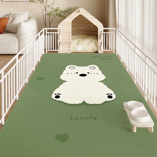 宠物专用pvc地垫防水防尿养猫养狗围栏地毯免洗垫子防滑防撕咬