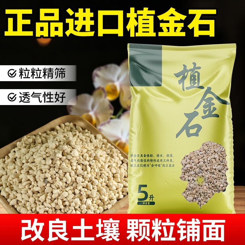 植金石原装进口兰花蝴蝶兰专用植料颗粒营养土兰花石石铺面种植