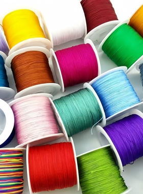 71号线 玉线0.4mm串珠子戒指线手工编织绳项链戒指缠绕编织专用线