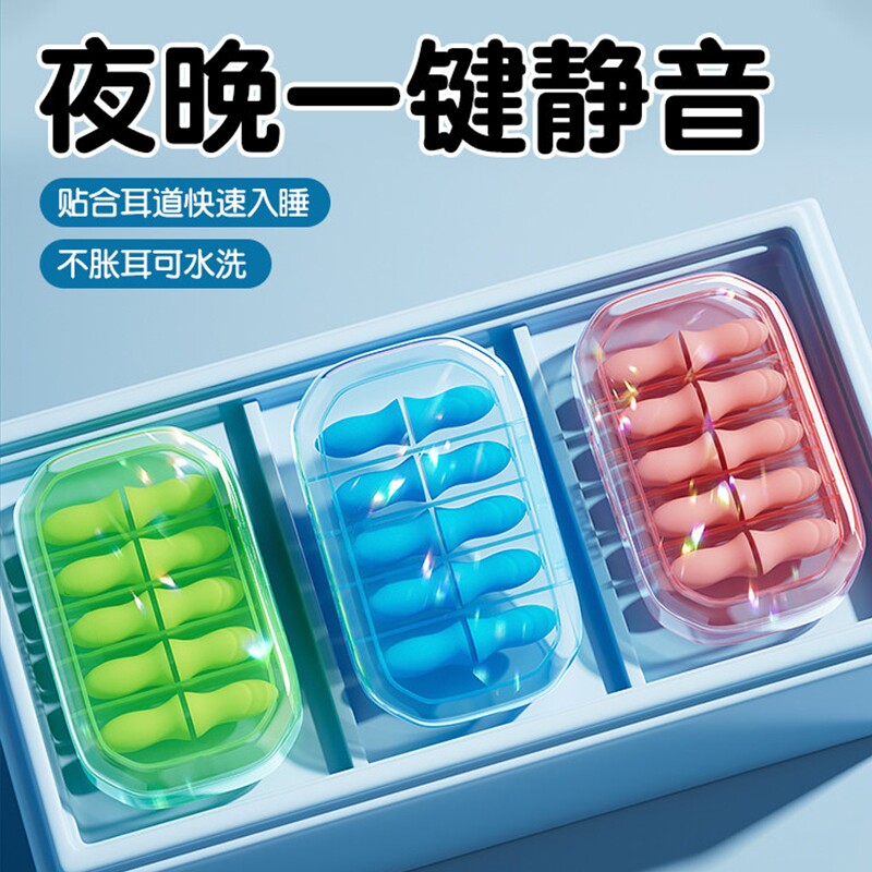 耳塞睡眠睡觉专用超级隔音不伤耳朵宿舍防吵降噪静音隔音神器学生