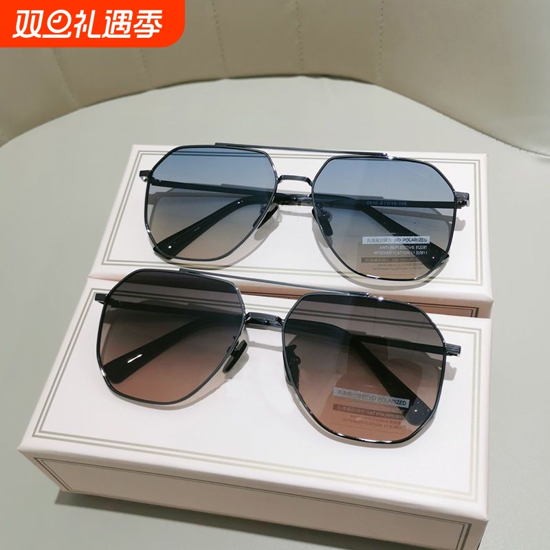 超酷开车太阳镜男2023年新款大脸眼睛潮流偏光骑行驾驶墨镜潮网红