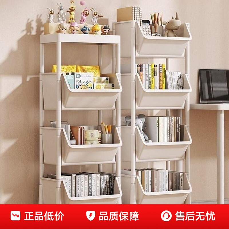 小推车置物架落地厨房移动零食多层床头收纳储物架玩具蔬菜多功能