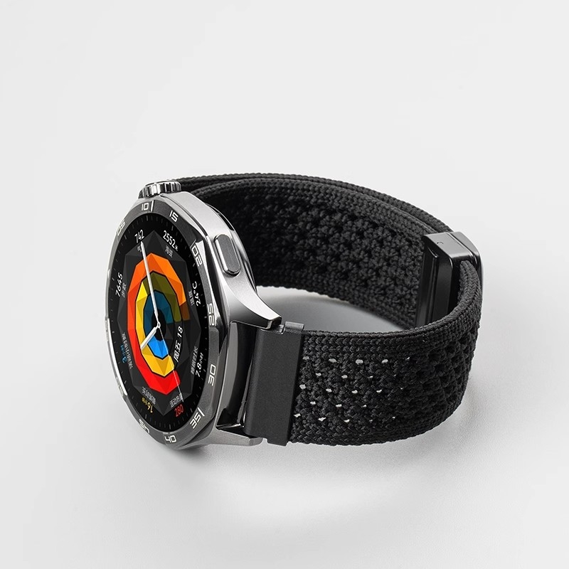 适用华为GT5手表watchgt5表带watch5手表带gt4智能gt3新款watch4磁吸pro编织gt2运动腕表buds透气男女腕带夏