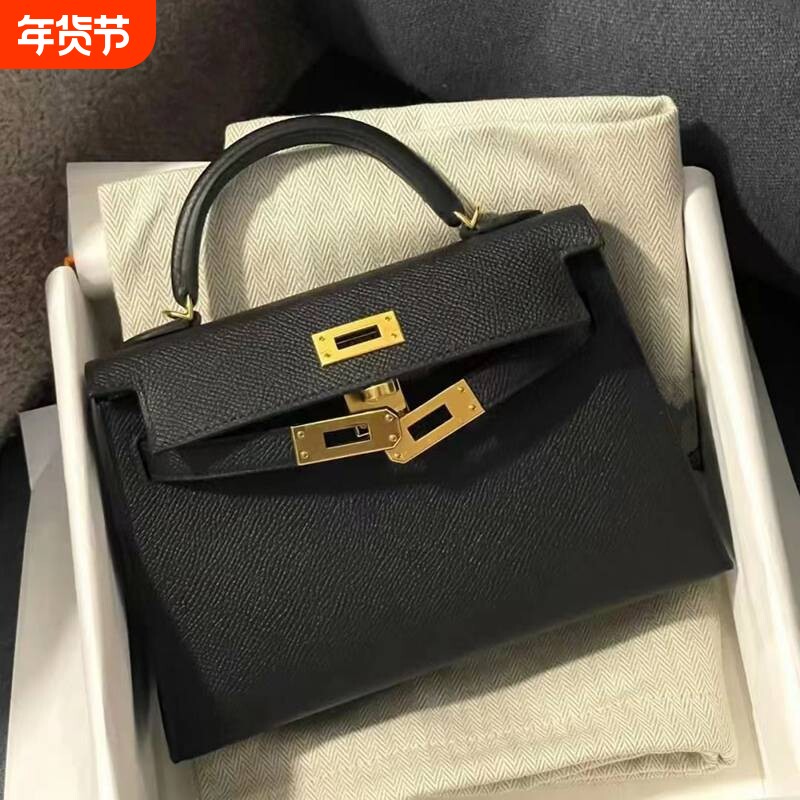 爱马女仕高级感二代凯莉包迷你女包新款潮春夏单肩斜挎手提包小包