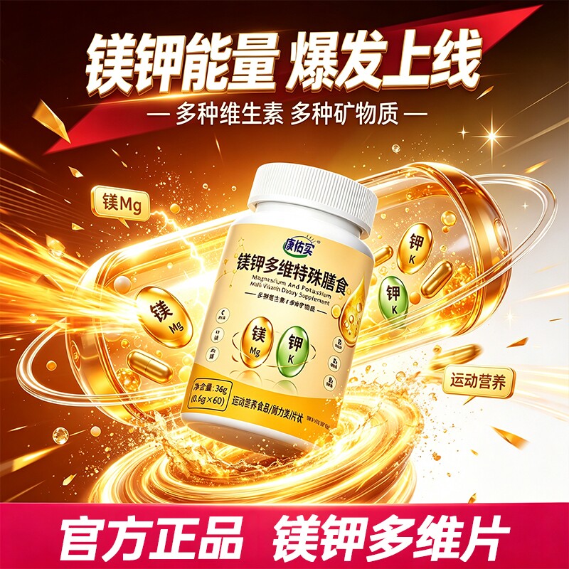 镁钾多维片医方初官方旗舰店正品成人...