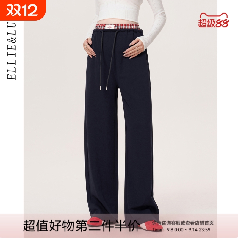 依若语阔腿长裤春秋款