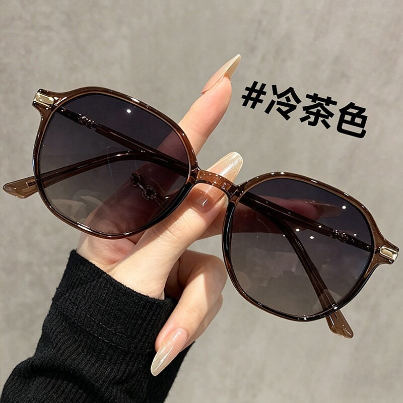 2026新款茶色偏光墨镜女款高级感适合小脸专用近视太阳镜防紫外线