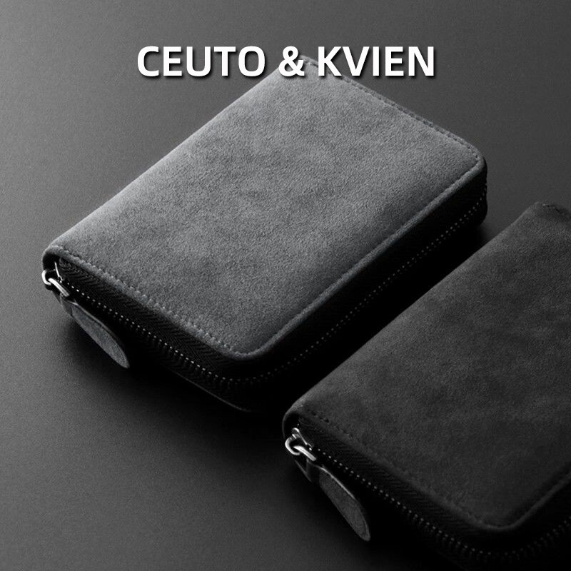CEUTOKVIEN卡包翻毛皮驾驶证卡片包银行卡零钱收纳包证件包