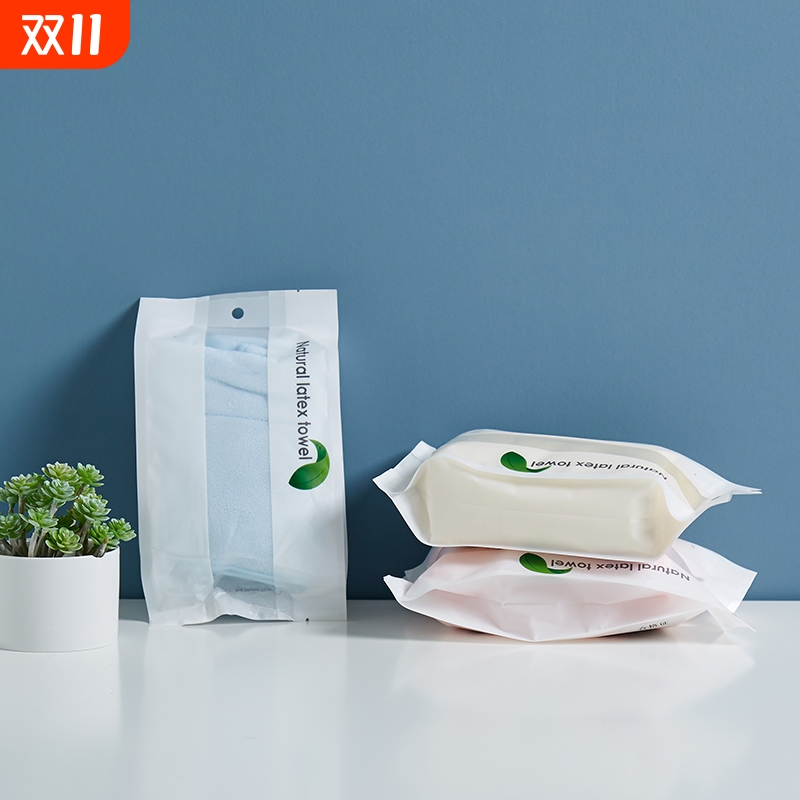 竹纤维天然乳胶毛巾洗脸防油加厚抗菌面巾不掉毛