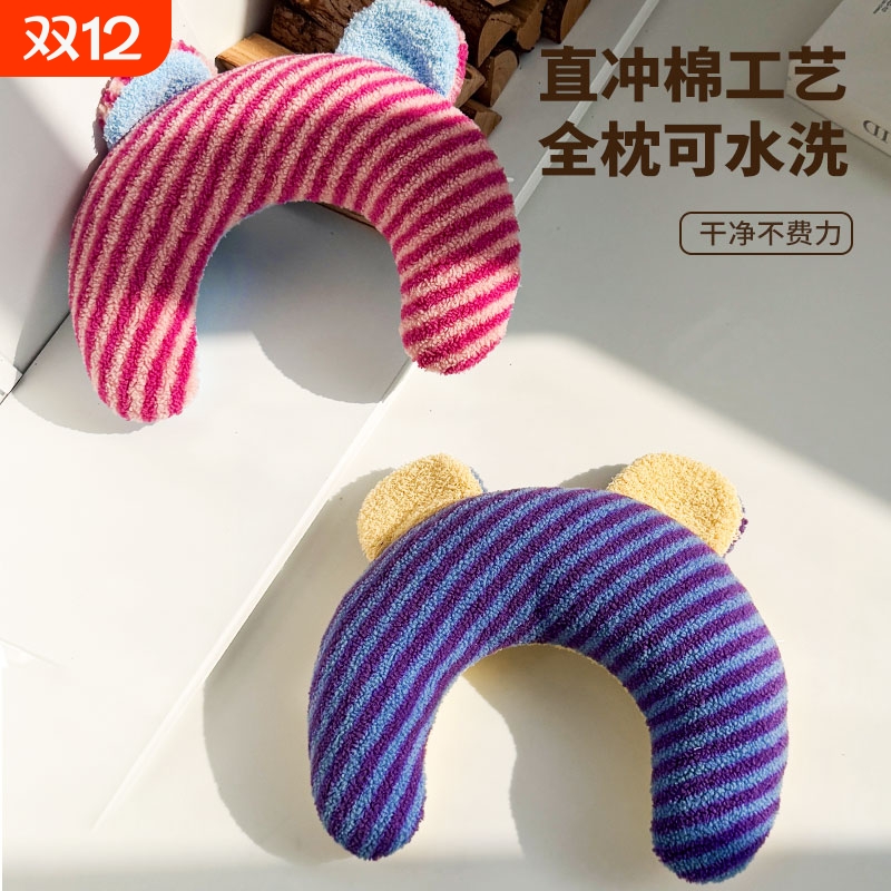 狗狗小枕头四季通用玩具宠物睡枕颈枕睡觉用猫咪冬天毛毯狗窝垫子
