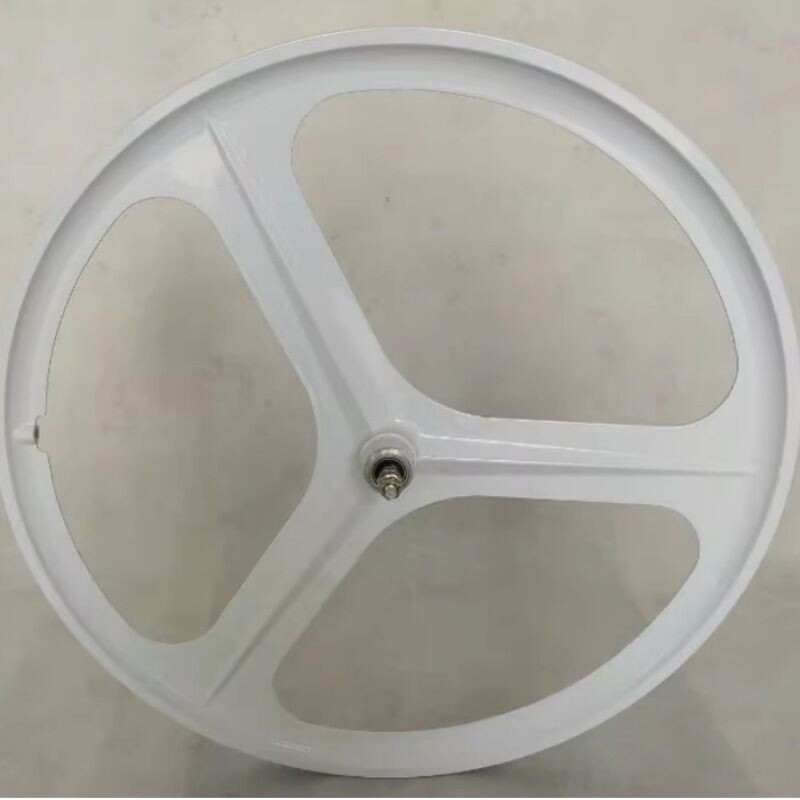 促销700c死飞自行车三刀一体单车轮组死飞车前轮后轮