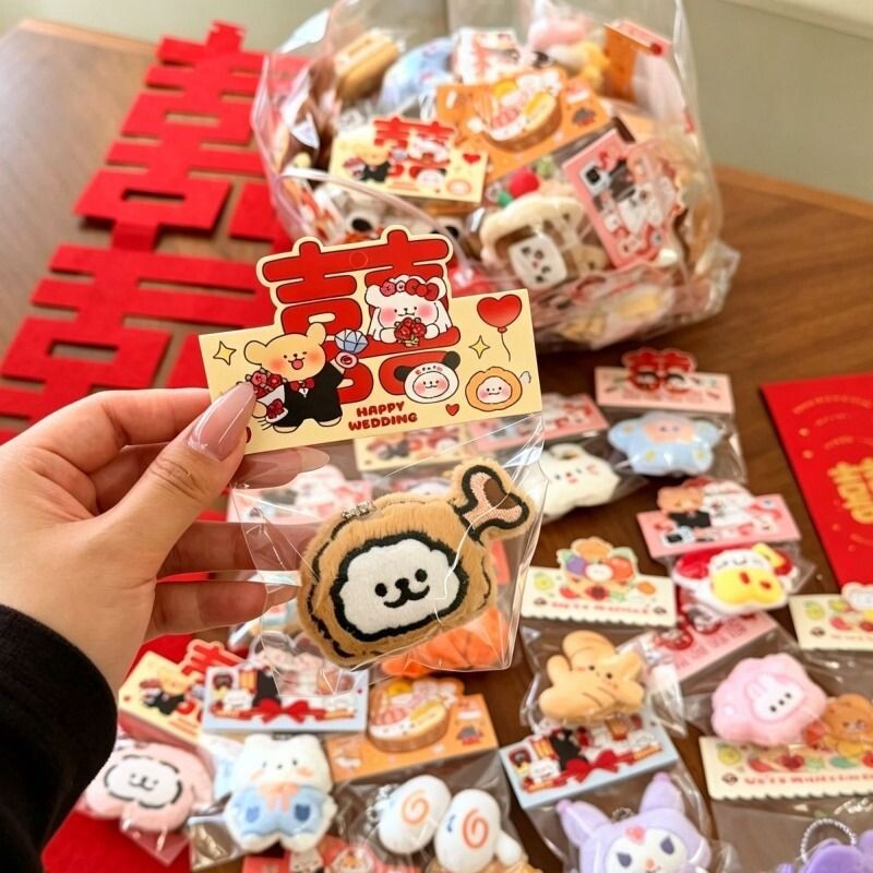 婚礼抛洒娃娃挂件可爱玩偶图片