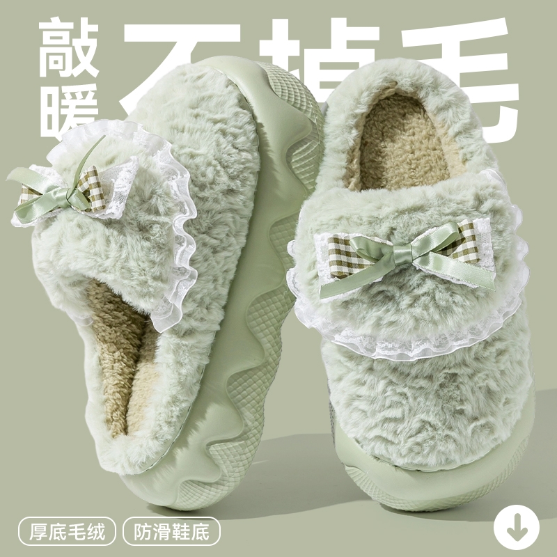 棉拖鞋女款秋冬季外穿2025新款