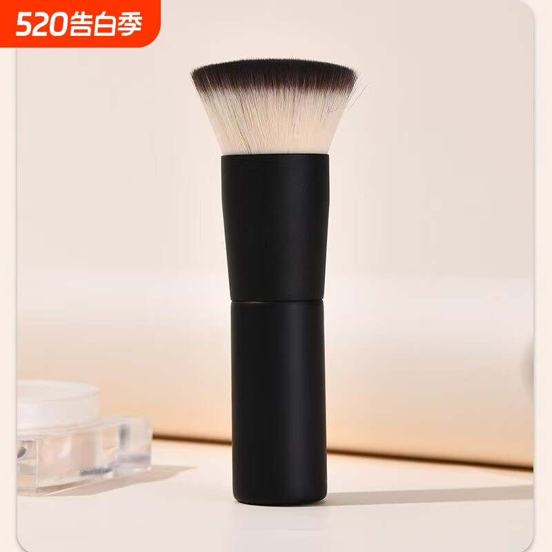平头清透粉饼刷卡丽色散粉刷新手底妆面部便携腮红散粉定妆刷工具
