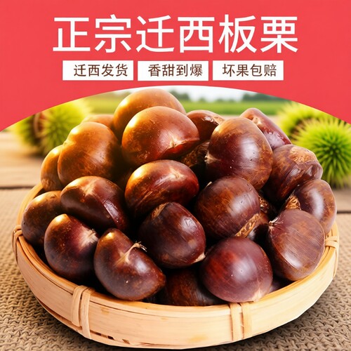 大粒迁西板栗1斤|超2000次加购