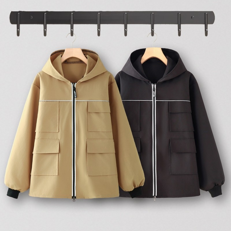 罩衣女新款上班年轻款工作服男防污防水防油时尚工装围裙厨房家用