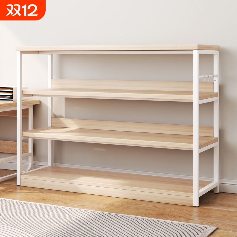 架子置物架落地办公室多层收纳架储物柜书桌旁矮柜家用货架展示柜