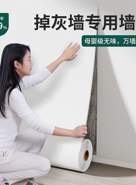 墙纸自粘防水防潮掉灰墙专用3d立体墙贴装饰墙面壁纸遮丑家用壁纸