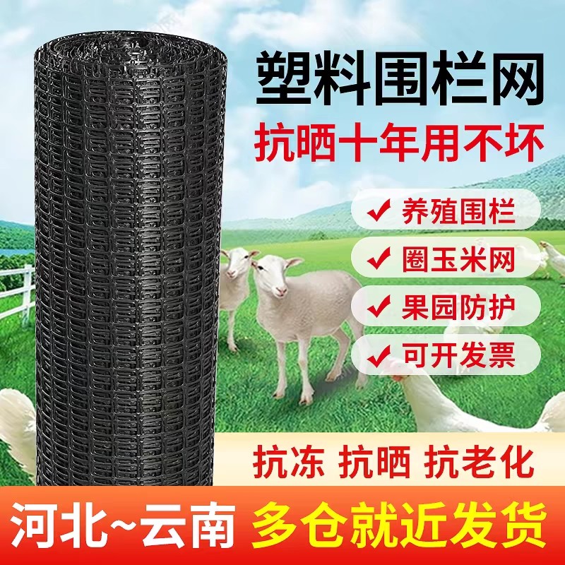 菜园防鸡鸭围栏塑料网果园菜园圈地鱼塘防护网方格网玉米围网隔离,五金/工具,护栏/隔离栏,淘宝优惠券,粉丝福利购,淘宝优惠卷