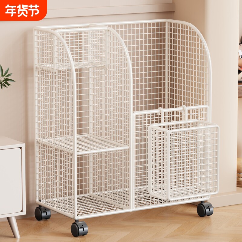 瑜伽垫收纳筐家用大容量带轮运动体育器材放置架健身器材拍收纳架