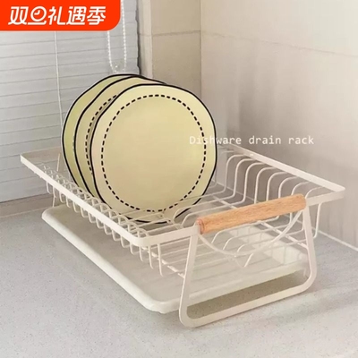 碗碟收纳架沥水碗盘架家用厨房洗碗池水槽边碗架碗筷餐具收纳篮