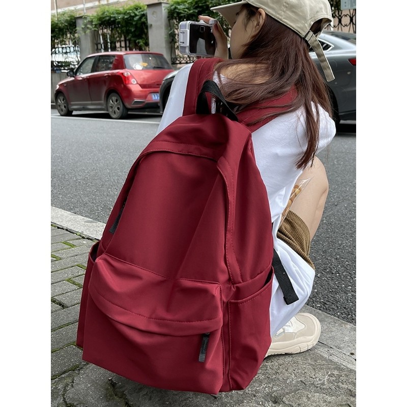 书包女大学生ins日系简约双肩包校园高中初中女生大容量旅行背包,箱包皮具/热销女包/男包,双肩背包,淘宝优惠券,粉丝福利购,淘宝优惠卷