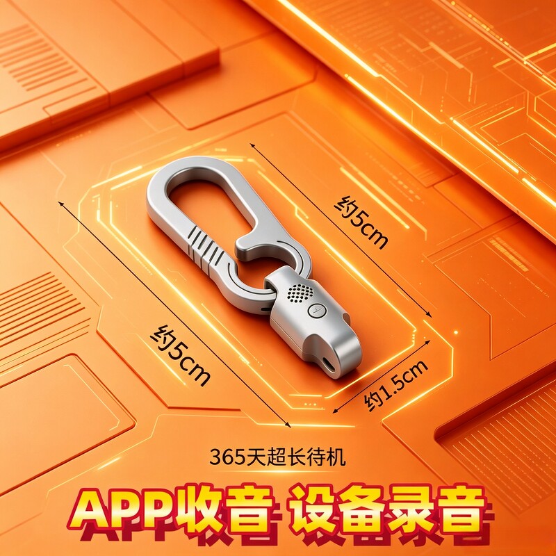 新款手机录音笔器实时监控听超高清晰降噪免充电超长待机定位神器