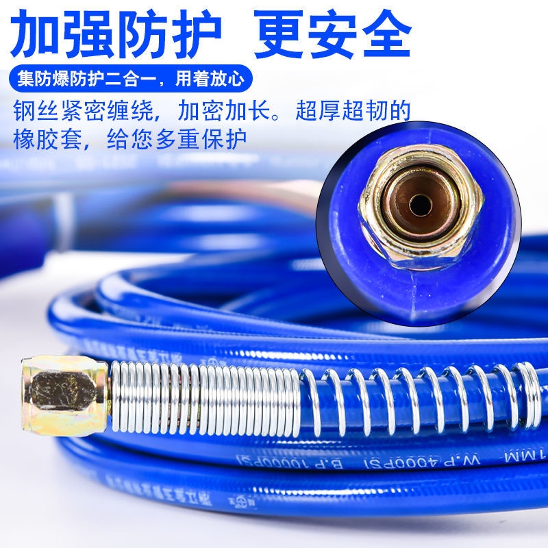 注浆机高压管防水堵漏水固化专用灌浆机管牛油头注浆管枪杆