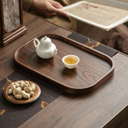 实木茶奉茶盘收纳盘点心盘端菜盘